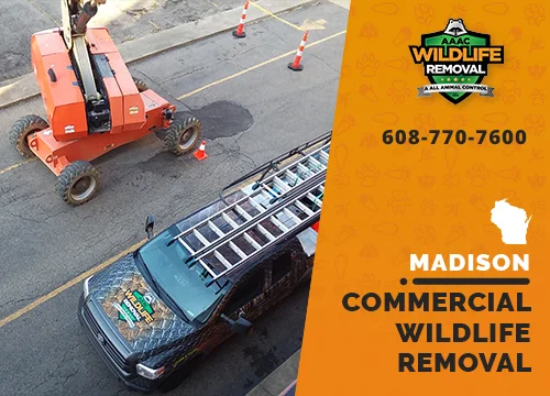 Commercial Wildlife Removal truck in Madison