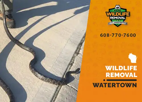Watertown Wildlife Removal professional removing pest animal